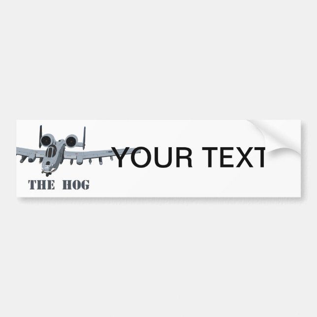 Warthog Bumper Sticker (Front)
