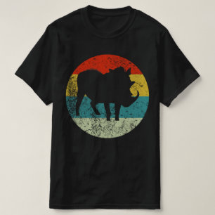 warthog retro vintage  silhouette 70s T-Shirt