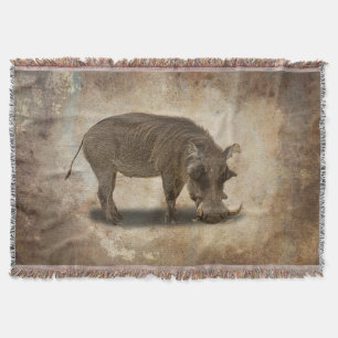 WARTHOG THROW BLANKET