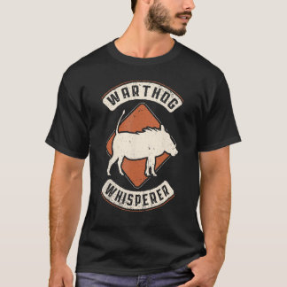 Warthog Whisperer Vintage Classic Retro Animal Lov T-Shirt