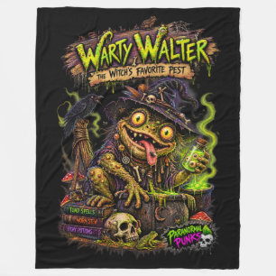 Warty Walter - Paranormal Punks Fleece Blanket