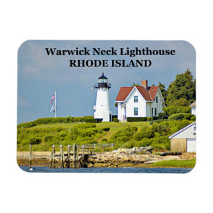 Warwick Neck Lighthouse, Rhode Island Photo Magnet