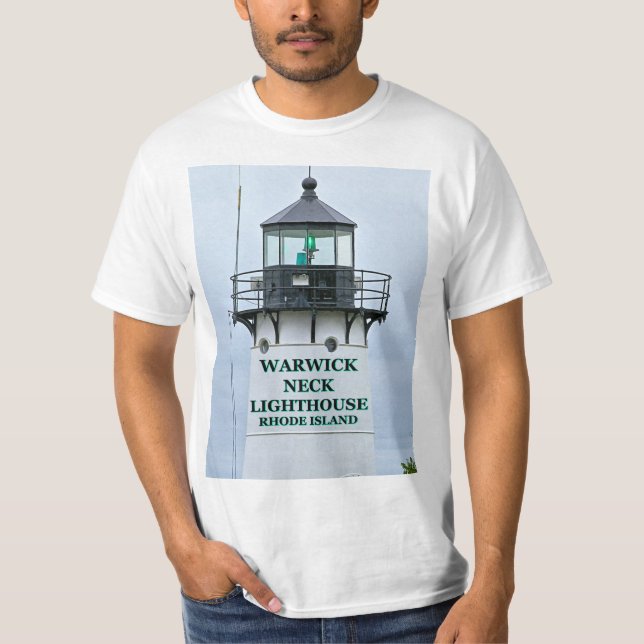 Warwick Neck Lighthouse, Rhode Island T-Shirt (Front)