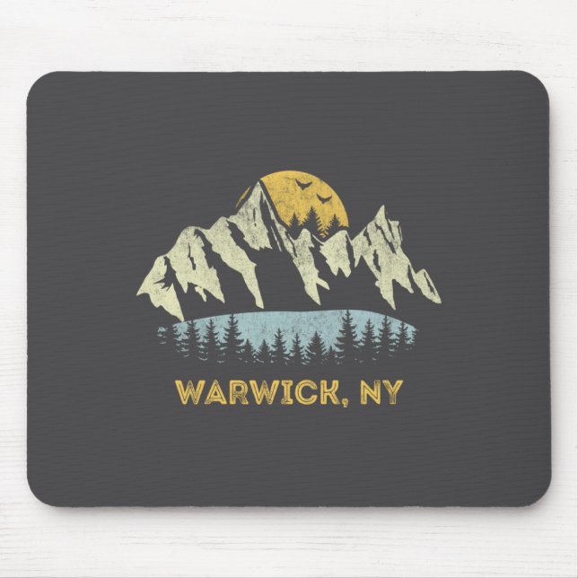 Warwick New York Mountain Sunset Sunrise Ny  Mouse Mat (Front)
