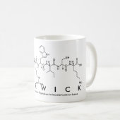 Warwick peptide name mug (Front Right)