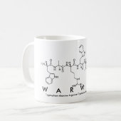 Warwick peptide name mug (Front Left)