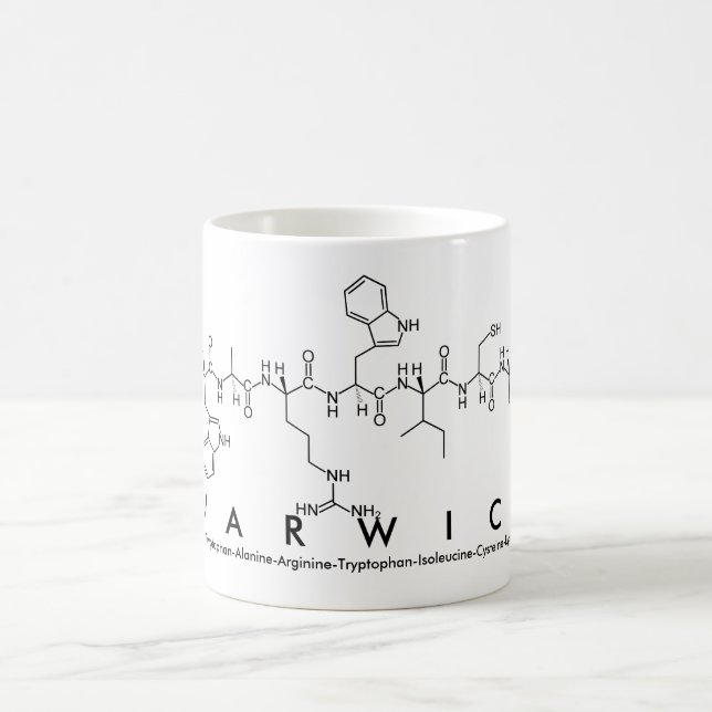 Warwick peptide name mug (Center)