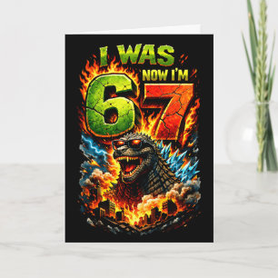 Was 6 7 birthday 67 meme japanese monster kids lon card