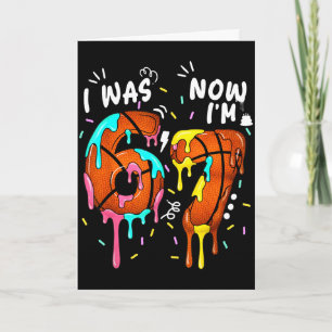 Was 6 7 funny 67 birthday basketball lover boys card
