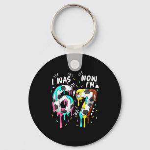 Was 6 7 funny 67 birthday soccer lover boys girls key ring