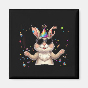 was 6 7 Funny 6 7 Birthday Boys Girls Easter Bunny Magnet