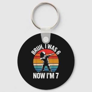 Was 6 7 year old 7th birthday 67 meme dabbing boys key ring