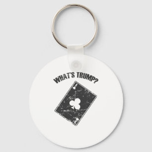Was ist Trumpf? Euchre Kartenspiel Karten Key Ring
