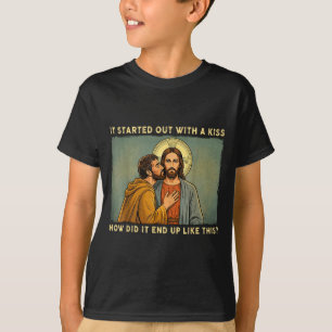 Was only a kiss jesus & judas meme funny T-Shirt