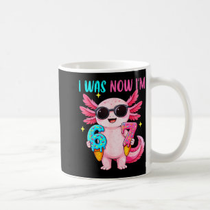 Was six seven axolotl ice cream drip 7th birthday coffee mug