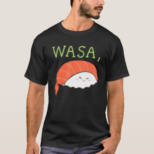 Wasa Bae Wasabi Sushi Matching Couple Wedding Anni T-Shirt