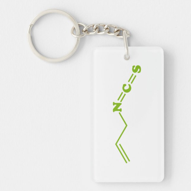 Wasabi Allyl Isothiocyanate Molecular Formula Key Ring (Front)