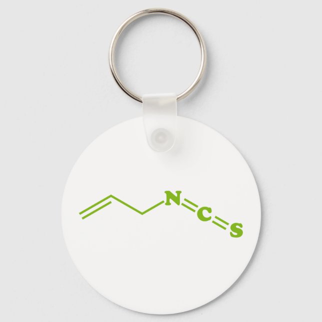 Wasabi Allyl Isothiocyanate Molecular Formula Key Ring (Front)