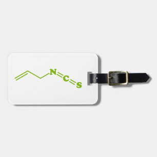 Wasabi Allyl Isothiocyanate Molecular Formula Luggage Tag