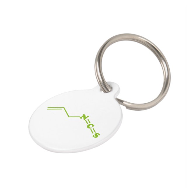 Wasabi Allyl Isothiocyanate Molecular Formula Pet Tag (Side)