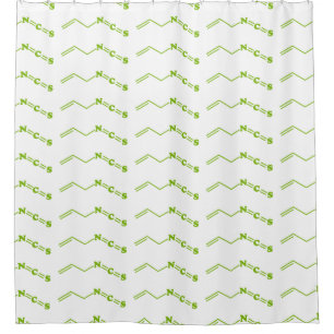 Wasabi Allyl Isothiocyanate Molecular Formula Shower Curtain