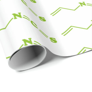 Wasabi Allyl Isothiocyanate Molecular Formula Wrapping Paper