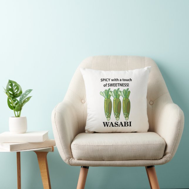 Wasabi Spicy With A Touch Of Sweetness Wasabi  Cushion (Chair)