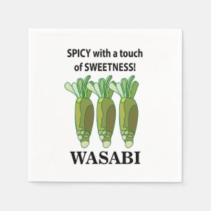 Wasabi Spicy With A Touch Of Sweetness Wasabi Napkin