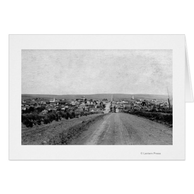 Wasco, Oregon Birds Eye View Photograph (Front Horizontal)