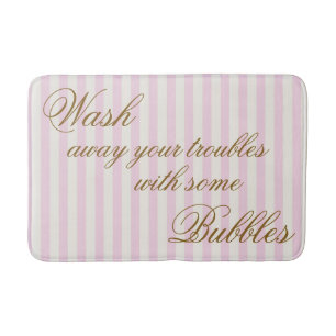 Wash away your troubles with some bubbles bath mat