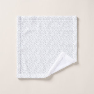 Wash Cloth Grey Pattern Spa Towel Bath Gift