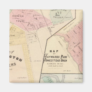 Wash Corners, Haywards Park, Niles, Pleasanton Magnet
