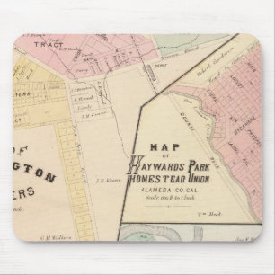 Wash Corners, Haywards Park, Niles, Pleasanton Mouse Mat