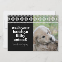 Wash Hands 2020 Funny Humour Sweater Cute Dog Phot