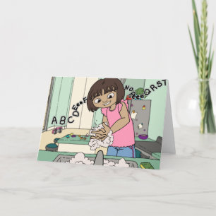 Wash Hands Card
