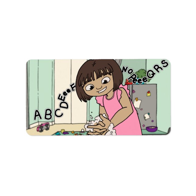 Wash Hands Label (Front)