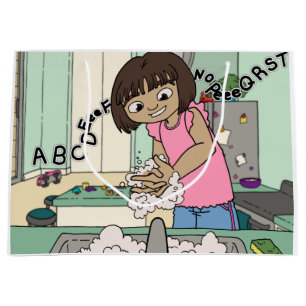 Wash Hands Large Gift Bag