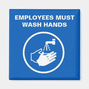 Wash Hands Symbol Magnet
