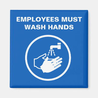 Wash Hands Symbol Magnet