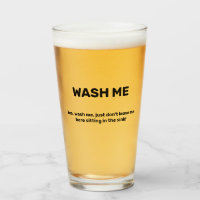 WASH ME Funny Custom Text Dirty