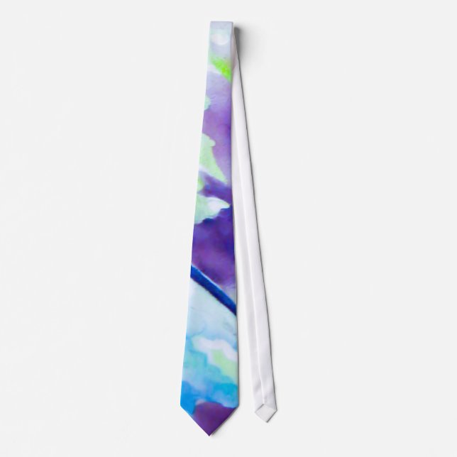 Wash of Colour - Blue, Purple, Aqua Tie (Front)