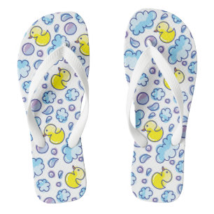 wash pattern flip flops