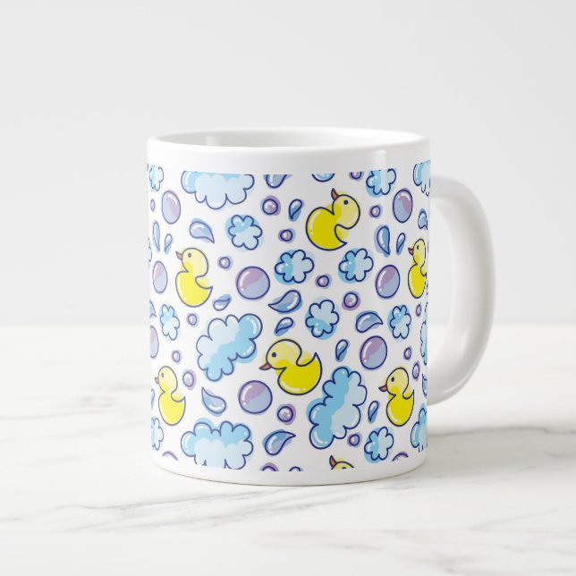 wash pattern large coffee mug (Front Right)