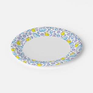 wash pattern paper plate