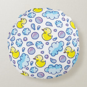 wash pattern round cushion