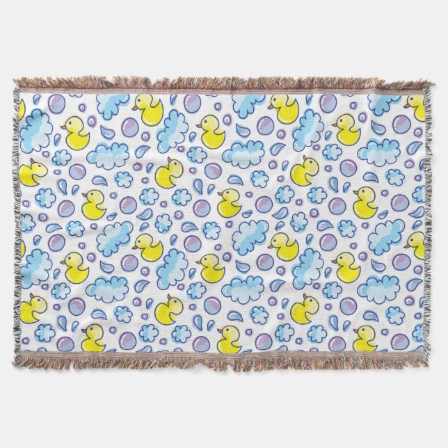 wash pattern throw blanket (Front)