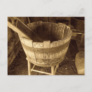 Wash Tub Postcard