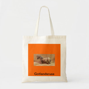 Wash with Horse motif Tote Bag