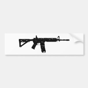 Wash Worn AR15 Bumper Sticker