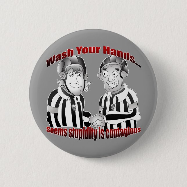 Wash Your Hands Button (Front)
